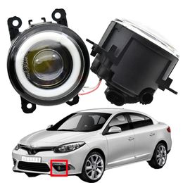 2 x Car Accessories high quality headlights Lamp LED DRL Fog light for Renault Fluence L30 Saloon 2010-2015