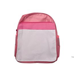 Sublimation Storage Bags Multicolor Heat Printing Schoolbag Customised DIY Kids Bag RRD12520