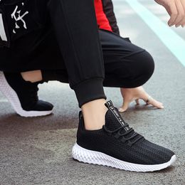 2021 Women Men Sport Trainers Size Running Shoes Breathable Mesh Yellow Red Black White Blue Green Flat Runners Sneakers Code:19-F500