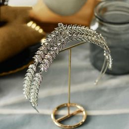 NiuShuya Stunning Double-layer Brides Tiara Headpieces Graduation Ceremony Headdress Wedding Hair Accessories X0625