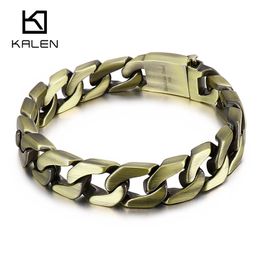 Mens Link Chains Trendy Cuban Chain Bracelet For Man Bicycle Motorcycle Links Accessories Party Men Jewelry 640835165800