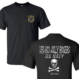 New Summer Fashion T Shirt Vfa103 Jolly Rogers Squadron United States Navy T-shirts Men Cotton Shirt Cool Tees Tops C0413