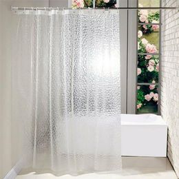 no for sale online Adwaita 10 Guage 3d Watercube Blue Plastic Shower Curtain Liner 
