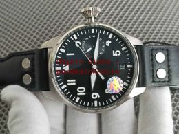Mens ZF Factory Wristwatches Automatic Mechanical Black dial 7 Days Power Reserve Cal.51111 Movement Men Working Numeral markers & power needle Watches