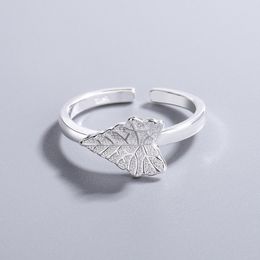 Women Leaf Open Ring Cute Leaves Finger Rings for Gift Party Fashion Jewellery Accessories High Quality