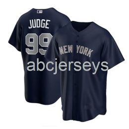 Stitched Custom Aaron Judge #99 NY Navy AOP Baseball Jersey XS-6XL