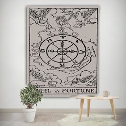 Astrology Tarot Tapestry Home Decoration Witchcraft Mandala Ecor Decoration Hippie Wall Hanging Blanket
