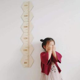 Novelty Items Wooden Growth Chart Ruler For Boys Girls Kids Height Measure School Nursery Room Decorations Sticker Wall Decor Style