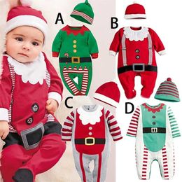 strly Spring Autumn Baby Romper Cotton born Clothes Long Sleeve Girl Clothing Cartoon Jumpsuit Infant Christmas 211101