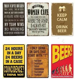 Vintage Metal Tin Signs For Wall Decor Guitar Music Iron Paintings 20*30cm Sign Plate Pub Bar Bathroom Garage Home Decoration