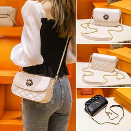 Leather Big Female Stomach Slanting Tide Fashion Soft King White Single Shoulder Bag Cross-body Anwba