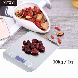 10KG/1g high Precision Balance Quality Electronic Scales weighting food scales Portable digital scales for Kitchen 1000g-1g 210401