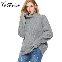 1Winter Woman Sweater Knitting Pullovers For Women Winter s Warm Long Sleeve Black Turtleneck Female Knit 210514