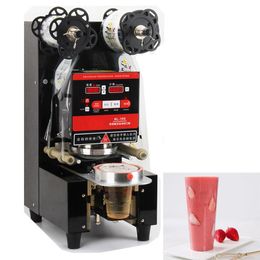 350W Automatic Milk Tea Sealing Machine Equipment Of Shop For Coffee/Juice/Milk Seal Boba 220V