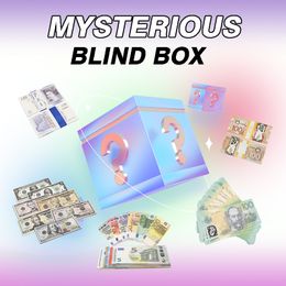 Mysterious blind box toy Party Replica US Fake money kids play or family game paper copy banknote 100pcs pack Practise counting Movie prop pretend games