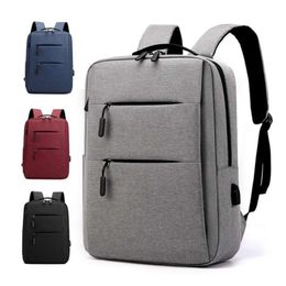 Travel Bookbag Men Business Large-Capacity Backpack Casual School Bag Fashion Multifunctional USB Charging Teenager Laptop 210929