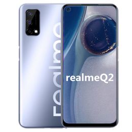 Original Oppo Realme Q2 5G Mobile Phone 4GB 6GB RAM 128GB ROM MTK 800U Octa Core Android 6.5" LCD Full Screen 48MP 5000mAh Fingerprint ID Face Smart Cell Phone