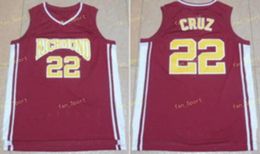 Mens Carter Richmond Oilers Basketball 22 Timo Cruz Red Shirts University Jerseys Cheap Mix Order