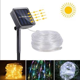 2021 LED Garden light Waterproof Outdoor 7M 12M Solar String Decor Holiday Patio Landscape Wedding Party Christmas Lawn lamps
