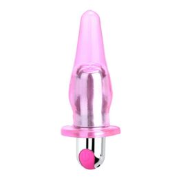 10 Frequency Vibration Anal Plug Prostate Stimulation Anus Dilatation USB Rechargeable Vibrator Masturbator Flirt Toy X0401