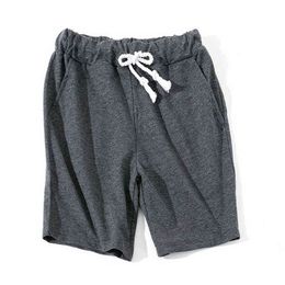 Men shorts 2019 new summer solid color cotton keen length sweatpants rich color short masculino H1210