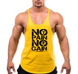 Gorilla wear fashion cotton sleeveless tank top men Fitness muscle shirt mens singlet Bodybuilding workout gym vest fitness men264c