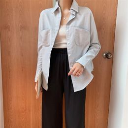 Spring Women Summer Blouse Korean Long Sleeve Womens Tops And Blouses Vintage Women Shirts Blusas Roupa Feminina Tops 210522