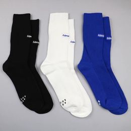 Men And Women Crew Blue White Flame Fashion Street Hip Hop Socks Trend Cotton Of A Package Fire