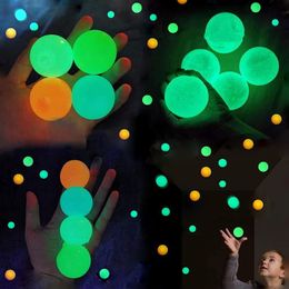 Glow in The Dark Sticky Balls Ceiling Stress Balloon for Adults and Kids Squishy Toys Birthday Party