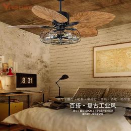 42/52 Inch Loft Ceiling Fan ABS Blades Industrial Electric Mute Remote Controller Bedroom Living Room Dinging Fans
