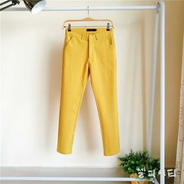 Mom's Slim waist oversized 4XL pants vintage High-quality Comfortable cotton street wear pencil stretch high waisted 211115