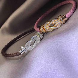 Fashion Luxury Brand Original Double 8 Shape Couple Bracelet Men's Girlfriend bracelet With Fine Jewelry