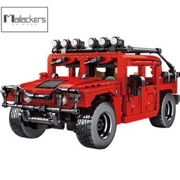 Mailackers City Speed Sport Vehicle Technical Car Adventurer Off-road Car Model Building Blocks Bricks Toys for Boy Kids Gift Q0823