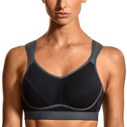 Women's High Impact Supportive Control Wirefree Non-Padded Active Bra 210623