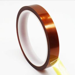 Heat Tape for Sublimation 10mm x 33 Meters Heat Resistant Tape Strong Adhesive Perfect for Heat Press 3D Printer Soldering and PCB Boards