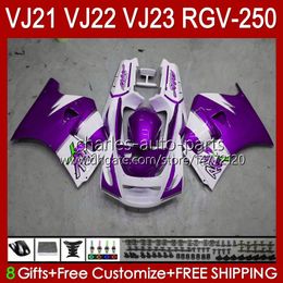 Bodys For SUZUKI RGVT RGV 250CC 250 CC purple stock RGV-250 Panel RVG250 20HC.143 RGVT-250 90 91 92 93 1994 1995 1996 RGV250 SAPC VJ22 1990 1991 1992 1993 94 95 96 Fairings