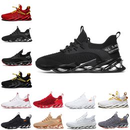 Newest Non-Brand men women running shoes Blade slip on black white all red Grey orange gold Terracotta Warriors trainers outdoor sports sneaker