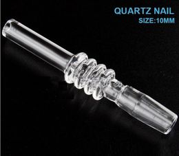 10mm 14mm Quartz Nectar Collector Tips Smoking Thick Straw Drop Quart Tester Straws Tube Tip for Mini Kits accessories