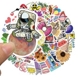 50 PCS Mixed Graffiti skateboard Stickers Ins small fresh Flowers Fruits For Car Laptop Fridge Helmet Pad Bicycle Bike Motorcycle PS4 book Guitar Pvc Decal