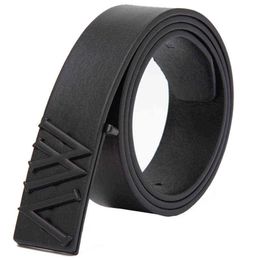 Golf Belt Men and Women Black Leather Belt Universal Length Classic Casual Golf Fully Adjustable Trim To 220121