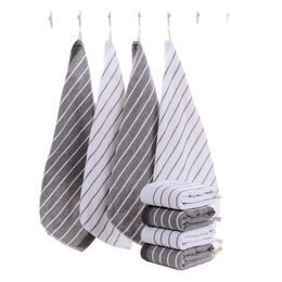 Towel 3PCS Striped Adult Plaid Handkerchief Children Hand Towels Saliva Face Bathroom Small Toalla Microfibra W015