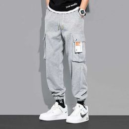 2021 Men's Cargo Pants Joggers Comfortable Pant For Man Casual Cargo Pants Men Streetwear Loose Man Trouser Trendy Sweatpants X0723