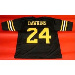 Custom 009 Youth women Vintage #24 PETE DAWKINS CUSTOM ARMY BLACK KNIGHTS Football Jersey size s-5XL or custom any name or number jersey