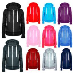 Women's Hoodies & Sweatshirts Amazon Selling Foreign Trade Basic European And American Women's/Loose Thick Cotton Hooded Sweater Female