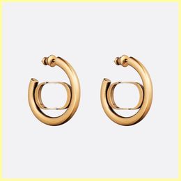 Fashion Stud Earrings Hoop Women Earring Jewelry Luxury Designers Earrings Designer Letters D Earring Ornaments Necklaces With Box 21071302R