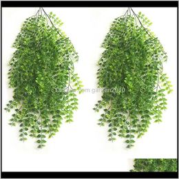 Flowers Wreaths Artificial Plant Vine Decorative Plastic Greenery Wall Indooroutdoor Hanging Basket Wedding Wreath Decoration Gaa6Z Sahvf