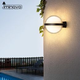 Wall Lamps LED Lamp Unique Creative Acrylic Ball Outdoor Waterproof IP55 Courtyard Aluminium Indoor Bedroom Staircase Corridor