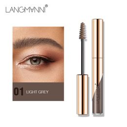 Langmanni Waterproof 24 Hours Eyebrow Gel Long Lasting Enhancer Cream Eye Brow Pencil Natural Colour Cosmetic Makeup 144pcs/lot DHL