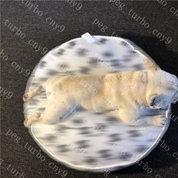 Pet Round Nest Kennel Dog Supplies Letter Print Pets Bed Kennels Indoor Cat Dogs Beds Two Colours