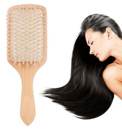 NEW Wood Comb Professional Healthy Hairbrush Scalp Hair Care